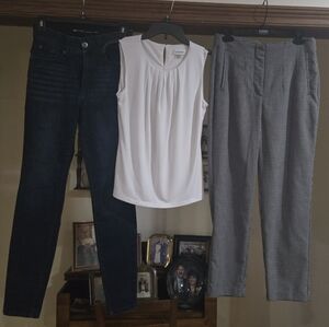 Calvin Klein Women's Elegant White Blouse